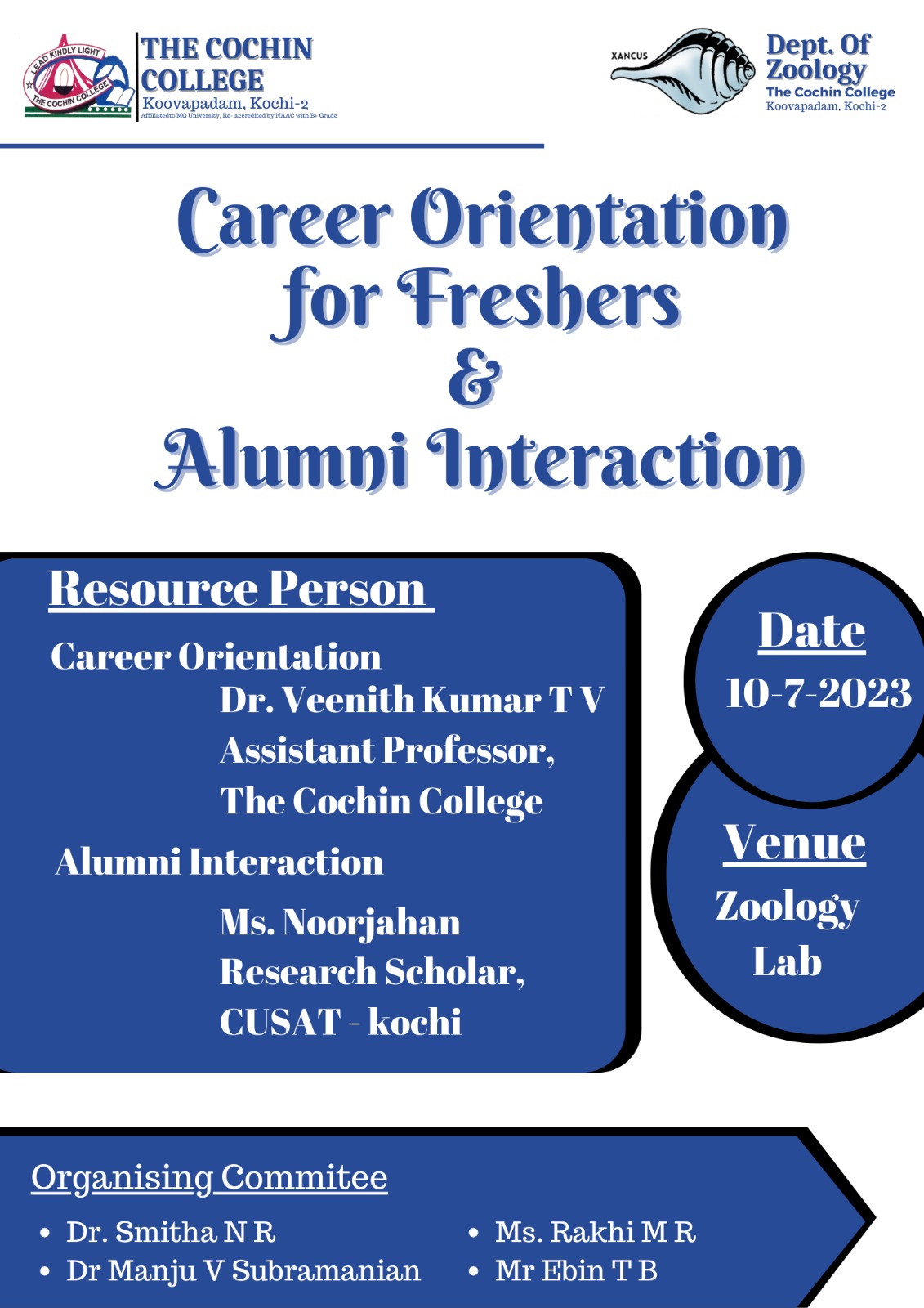 Career Orientation for Freshers & Alumni Interaction