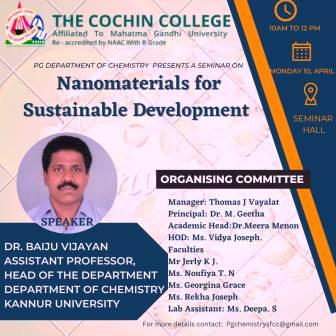 Nanomaterials for sustainable development