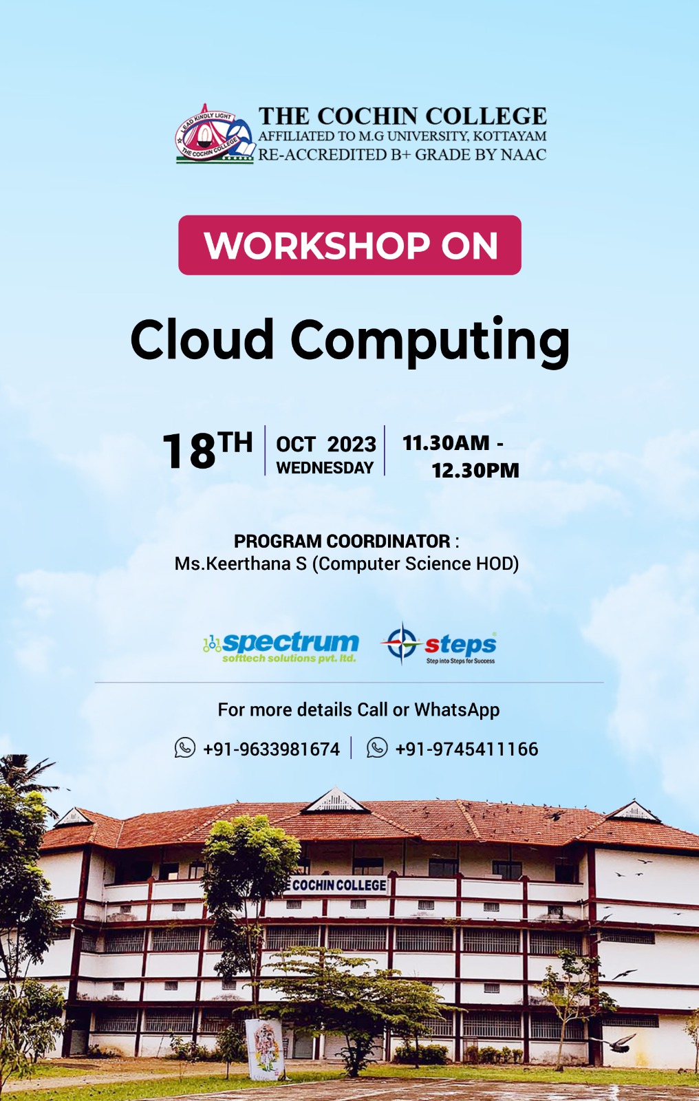 Workshop on Cloud Computing